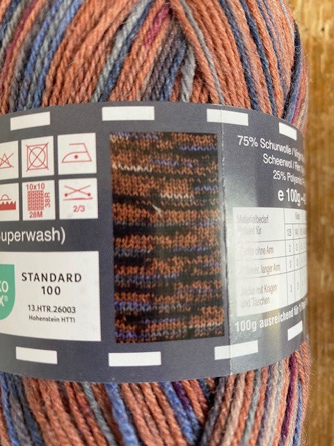 100 Gramm Twister Sox 4 Color 183