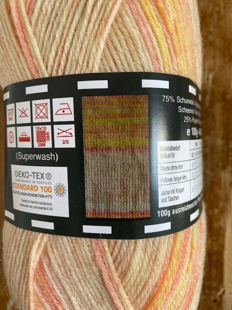 100 Gramm Twister Sox 4 Color 123