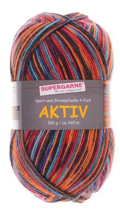 100 Gramm Supergarne Aktiv 4-fach 2354