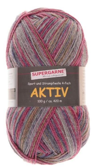 100 Gramm Supergarne Aktiv 4-fach 30110