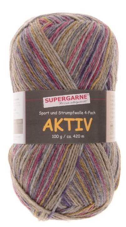 100 Gramm Supergarne Aktiv 4-fach 30115