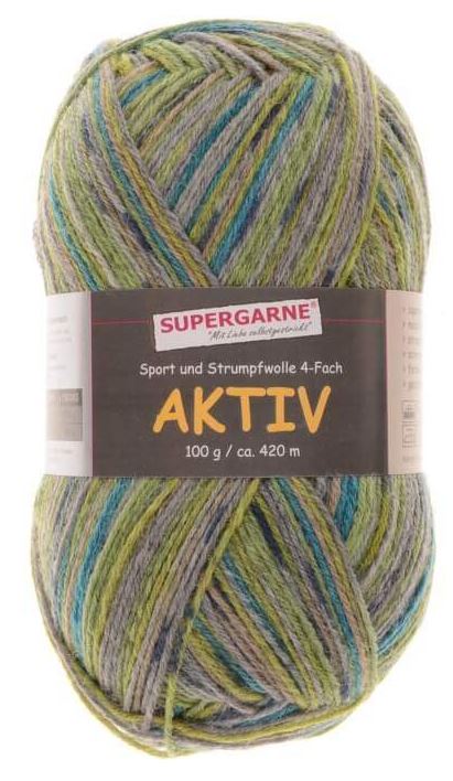 100 Gramm Supergarne Aktiv 4-fach 30120