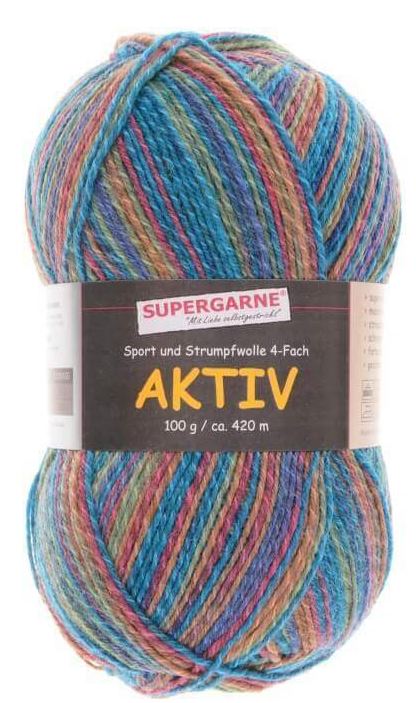 100 Gramm Supergarne Aktiv 4-fach 32550