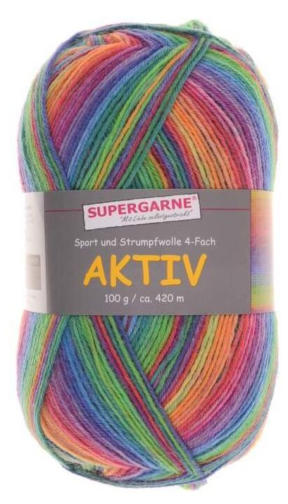 100 Gramm Supergarne Aktiv 4-fach 33902
