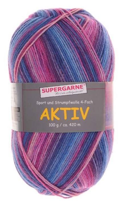 100 Gramm Supergarne Aktiv 4-fach 33906
