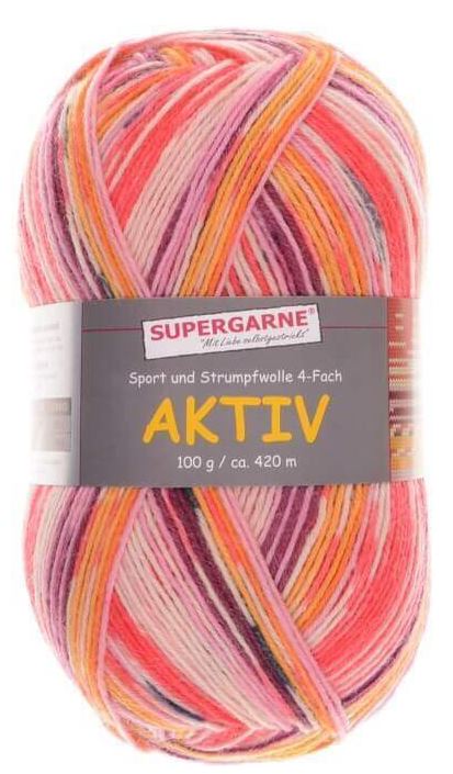 100 Gramm Supergarne Aktiv 4-fach 37770