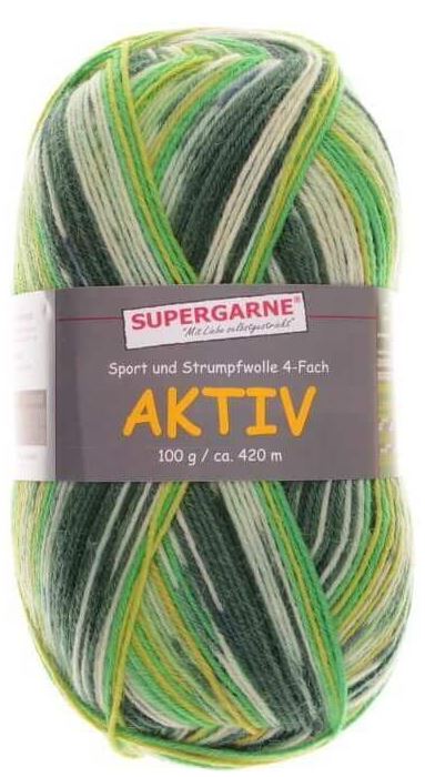 100 Gramm Supergarne Aktiv 4-fach 37774