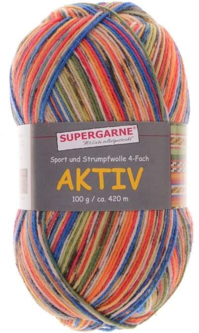 100 Gramm Supergarne Aktiv 4-fach 3830