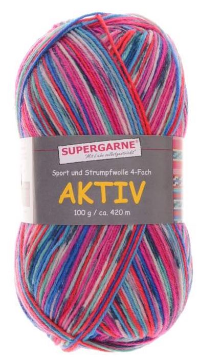 100 Gramm Supergarne Aktiv 4-fach 3833