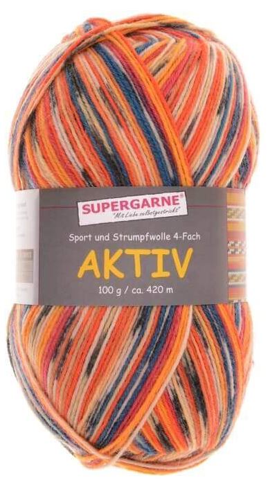 100 Gramm Supergarne Aktiv 4-fach 3842