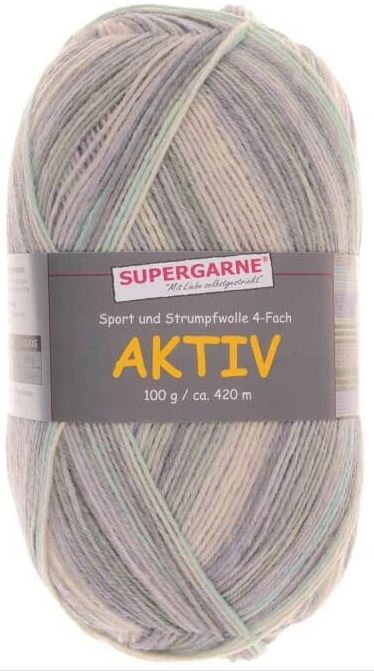 100 Gramm Supergarne Aktiv 4-fädig 5400