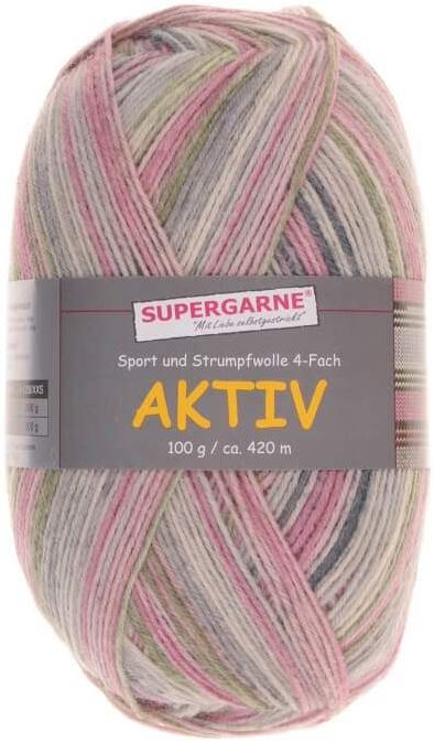 100 Gramm Supergarne Aktiv 4-fädig 5406