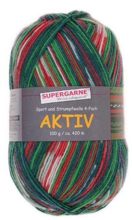 100 Gramm Supergarne Aktiv 4-fach 7525