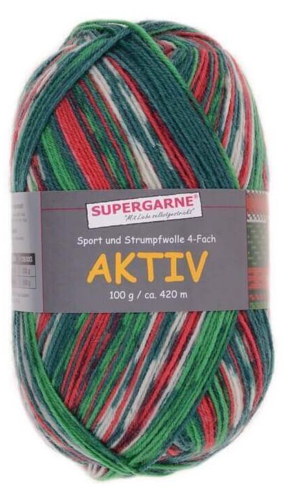 100 Gramm Supergarne Aktiv 4-fach 7555