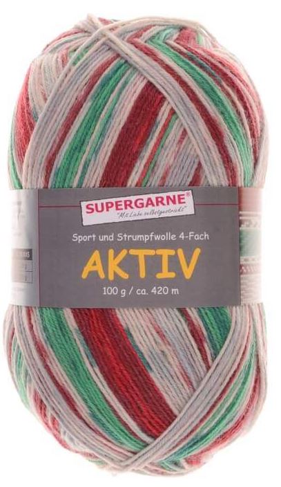 100 Gramm Supergarne Aktiv 4-fach 7580