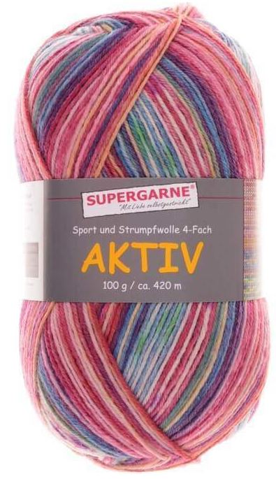 100 Gramm Supergarne Aktiv 4-fach 8350