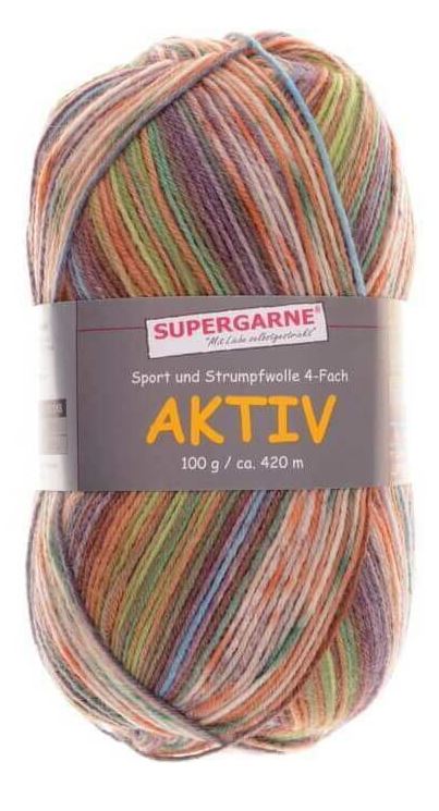 100 Gramm Supergarne Aktiv 4-fach 8354