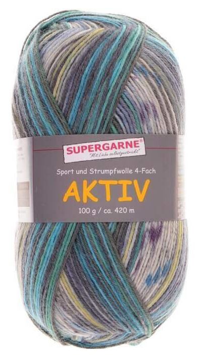 100 Gramm Supergarne Aktiv 4-fach 8356
