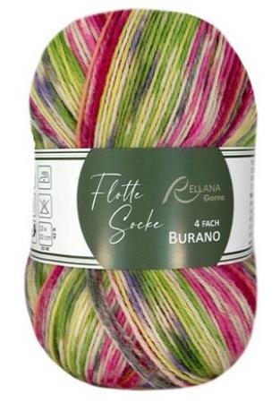 100 Gramm Rellana Flotte Socke Burano 1881