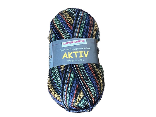 100 Gramm Supergarne Aktiv 4-fach 2336