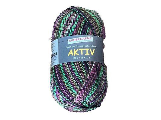 100 Gramm Supergarne Aktiv 4-fach 2332