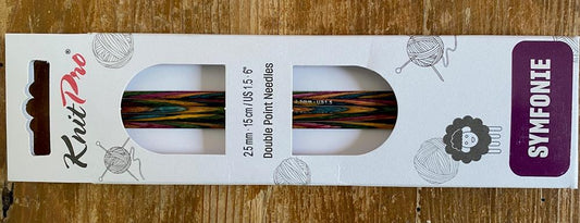 KnitPro Symfonie ★★ Nadelspiel ★★ 15 cm/2,5 mm