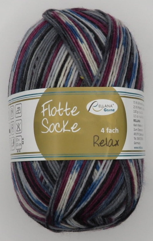 100 Gramm Rellana Flotte Socke Relax 1631