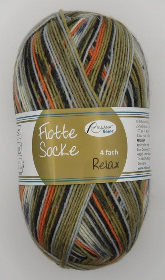100 Gramm Rellana Flotte Socke Relax 1632