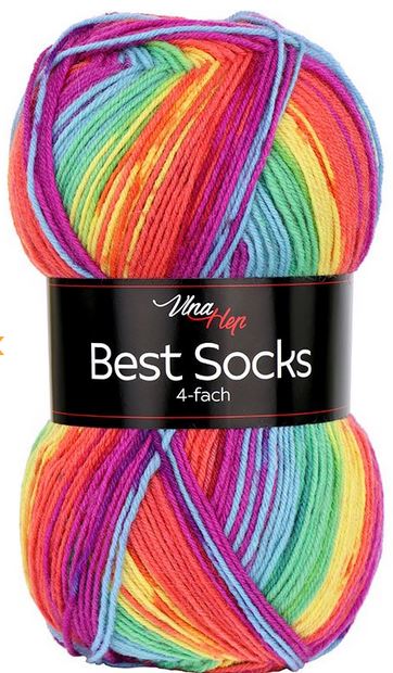 100 Gramm Vlna-Hep Best Socks 7074